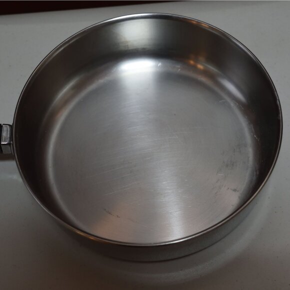 Vintage Farberware 1-Quart (7-inch) Saute Pan Stainless Steel Aluminum Clad - Picture 4 of 15